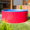 Бассейн Лагуна 5х1,25м круглый, рубиново-красный - wod-mir.ru 