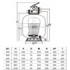 Фильтр Pool King EPW400, 6,5м³/ч, д.400мм (без вентиля) - wod-mir.ru - Екатеринбург 