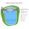 Опоры Flexinox для ролика, с закладными деталями (87197023) - wod-mir.ru 