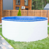 Бассейн Лагуна 5,5х1,25м круглый, сигнальный белый - wod-mir.ru 