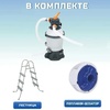 Каркасный бассейн Bestway Power Steel 56442 (404х201х100см), 6478л, песочный фильтр - wod-mir.ru - Екатеринбург 