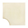 Плитка клинкерная Fabistone Minus Canto R150 угловая, 460х460 (песочный) - wod-mir.ru 