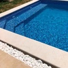 Пленка ПВХ Cefil Passion Mediterraneo, ширина 1,65м (мозаика синяя) - wod-mir.ru 