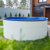 Бассейн Лагуна 4,5х1,25м круглый, сигнальный белый - wod-mir.ru 