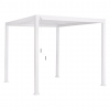 Пергола Aquaviva Авангард Макс 4х4м, Белая (руч. упр. ламелями, отдельностоящая) - wod-mir.ru 