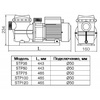 Насос Pool King STP100, 220В, 10м³/ч, 0,75кВт, с префильтром - wod-mir.ru 