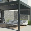 Пергола металлическая Aquaviva Модерн, 3х3м, Антрацит (монтаж к стене) - wod-mir.ru - Екатеринбург 