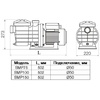 Насос Pool King SMP75, 220В, 8м³/ч, 0,55кВт, с префильтром - wod-mir.ru 