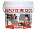 EPOXYSTUK X90 Эпоксидная кислотостойкая затирка 10 кг белая - wod-mir.ru - Екатеринбург 