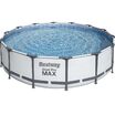 Каркасный круглый бассейн Bestway Steel Pro 56462 (549х122) с картриджным фильтром, лестницей и защитным тентом - wod-mir.ru - Екатеринбург 