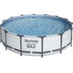 Каркасный бассейн Bestway Steel Pro 56950 (427х107 см) с картриджным фильтром, тентом и лестницей - wod-mir.ru - Екатеринбург 