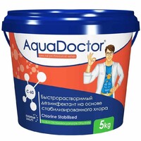 AquaDoctor C-60 Быстрорастворимое средство на основе активного хлора (гранулы), 5кг - wod-mir.ru - Екатеринбург 