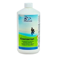 Chemoform Компактал средство на основе кислоты для открытых бассейнов, 1л - wod-mir.ru 