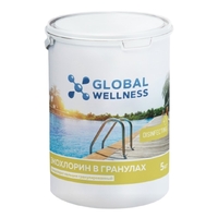 Global Wellness Экохлорин средство для дезинфекции воды (гранулы), 5кг - wod-mir.ru 