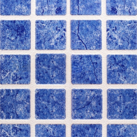  Пленка ПВХ Renolit Alkorplan Ceramics Atenea 1,65x21м (34,65м²) синяя мозаика - wod-mir.ru 