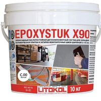 EPOXYSTUK X90 Эпоксидная кислотостойкая затирка 10 кг белая - wod-mir.ru - Екатеринбург 