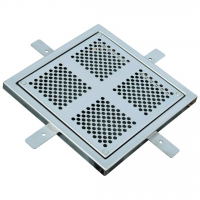 Решетка донного слива RunwillPools Р4-15L, 300х300мм, AISI-316 (под плитку) - wod-mir.ru 