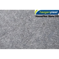 Пленка ПВХ Haogenplast StoneFlex Slate-3D, ширина 1,65м (грифельный) - wod-mir.ru - Екатеринбург 