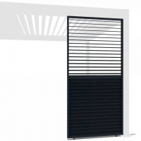 Вращающаяся горизонтальная боковая панель 1,2м, Антрацит - wod-mir.ru 