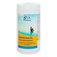 Chemoform Аквабланк О2 активный кислород для дезинфекции воды (гранулы), 1кг - wod-mir.ru 