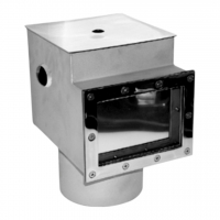 Скиммер 25л с переливом, AISI-316, Акватехника АТ 05.09М (универсальный) - wod-mir.ru 