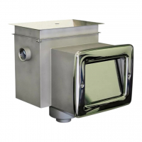 Скиммер 25м² RunwillPools Р3-07.2L, AISI-316 с автодоливом и переливом, наклонный (композит) - wod-mir.ru 