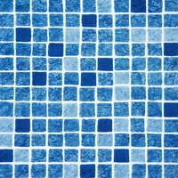 Пленка ПВХ Renolit Alkorplan 3000 Persia Blue, ширина 1,65м (мозаика сине-голубая) - wod-mir.ru 