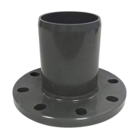 Патрубок гладкий с ПВХ фланцем 225мм, Aquaviva - wod-mir.ru 