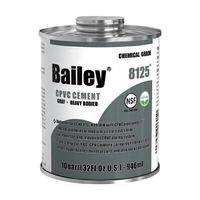 Клей для ХПВХ труб Bailey L-8125, 946мл - wod-mir.ru 