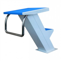  Стартовая тумба наклонная со ступенью, AISI-316, RunwillPools Р14-03L - wod-mir.ru 