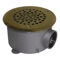 Донный слив RunwillPools Р4-03L круглый, 160x100, AISI-316 (под плитку) - wod-mir.ru 