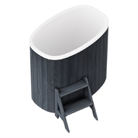 Купель STANDART 79 DOUBLE термососна графит - wod-mir.ru 