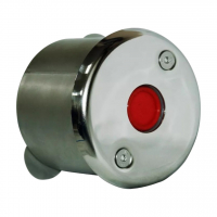  Пневмокнопка RunwillPools Р12-09L, AISI-316, с закладной - wod-mir.ru 