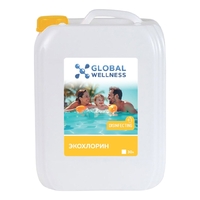 Global Wellness Экохлорин жидкий хлор, 30л - wod-mir.ru 