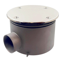 Донный слив Xenozone СД.65.2/1 с антивихревой крышкой, 165х100мм, AISI-316 (под пленку)  - wod-mir.ru 