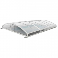 Павильон для бассейна 12,72х2,5х0,65м, 6 секций, Seccon AVRORA L - wod-mir.ru 