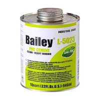 Клей для труб ПВХ Bailey L-5023HV, 946мл (для больших диаметров, увеличенная вязкость) - wod-mir.ru 