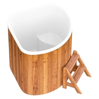 Купель CORNER 130 термоберёза светлая - wod-mir.ru 