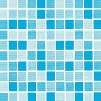 Пленка ПВХ Delifol NGD Mosaic Blau 1,65х25м (41,25м²) голубая мозаика - wod-mir.ru 