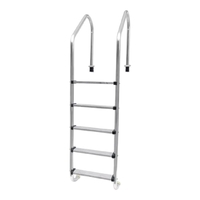 Лестница Jcaqua JL2-5S, 5 ступеней, AISI-316 - wod-mir.ru 