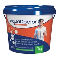 AquaDoctor C-60 быстрорастворимое средство для дезинфекции воды (гранулы), 1кг - wod-mir.ru 
