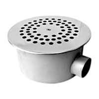 Донный слив Эконом, д.260, AISI-316, Акватехника АТ 04.11М (под плитку) - wod-mir.ru 