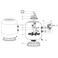 Болты крепления крышки фильтров Aquaviva L1200-1800 (1111100) - wod-mir.ru 