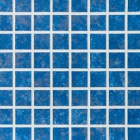 Пленка ПВХ Haogenplast Matrix Blue, 1,65x25м (41,25м²), синяя мозаика - wod-mir.ru - Екатеринбург 