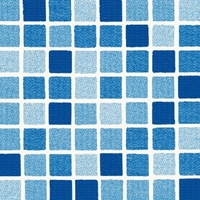 Пленка ПВХ Delifol NGD Mosaic Aqua 1,65х25м (41,25м²) синяя мозаика - wod-mir.ru 