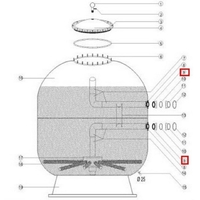 Муфта-фланец крепления для фильтра Aquaviva Female 1050-1250мм - wod-mir.ru 