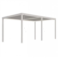 Пергола Aquaviva Модерн 6х3м, Белая (руч. упр. ламелями, отдельностоящая) - wod-mir.ru 