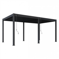 Пергола Aquaviva Лайт 6х3м, Антрацит (отдельностоящая) - wod-mir.ru 