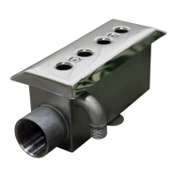 Гидромассажный модуль Квадро RunwillPools Р2-28L, AISI-316 - wod-mir.ru 