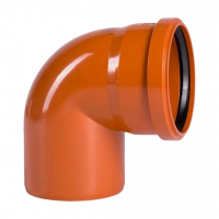 Отвод 87° НПВХ Aquaviva, d110мм - wod-mir.ru 